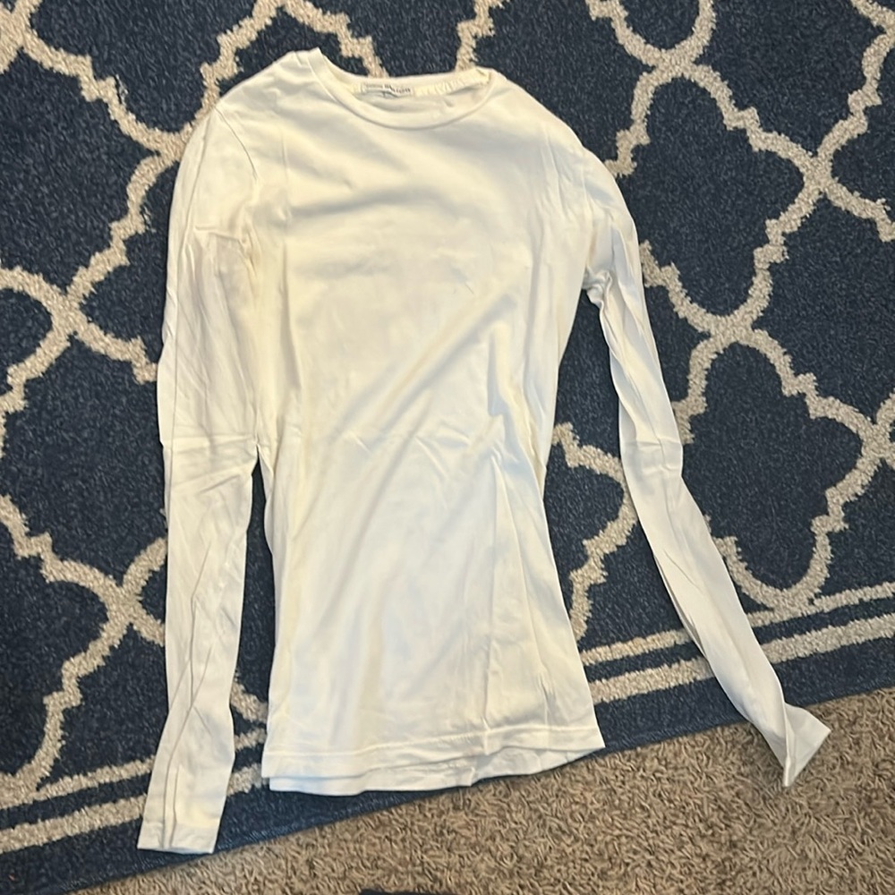 James perse white sleeve